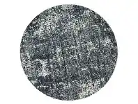 LivingStyles Roman Kajetan Mosaic Modern Round Rug, 200cm, Grey / Blue offer