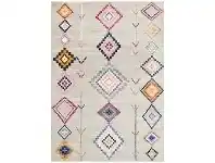 LivingStyles Zanzibar No.760 Tribal Rug, 180x280cm, Silver offer