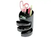 Eldon 3 Drawer Stationery Holder Black