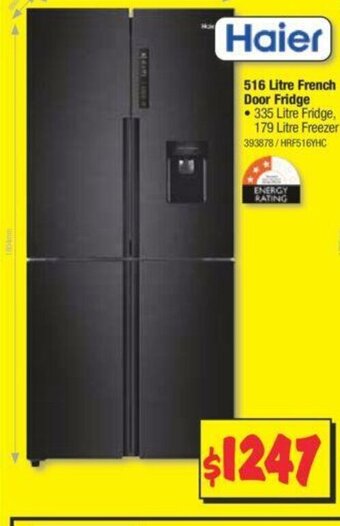 JB Hi-Fi Haier - 516 Litre French Door Fridge - 393878 offer