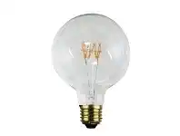 LivingStyles Allume G125 Dimmable LED Spiral Filament Globe, E27, 2200K, Clear offer