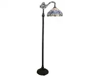 LivingStyles Drewes Tiffany Stained Glass Floor Lamp, Small offer