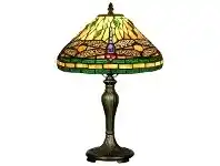 LivingStyles Gilbert Tiffany Stained Glass Table Lamp, Small offer
