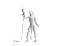 LivingStyles Replica Marcantonio Seletti Monkey Table Lamp, Type B, White offer