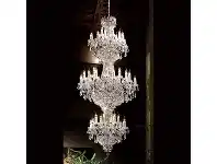 LivingStyles Rhea Asfour Crystal Chandelier, 44 Arm, Chrome offer