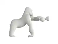 LivingStyles Qeeboo Kong Table Lamp, White offer