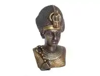 Veronese Cold Cast Bronze Coated Bust Sculpture, King Ramesses II