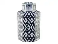 LivingStyles Foulden Porcelain Hexagon Temple Jar offer