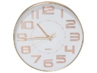 LivingStyles Karli Round Wall Clock, 31cm offer