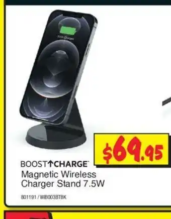 JB Hi-Fi Boost Charge Magnetic Wireless Charger Stand 7.5W offer