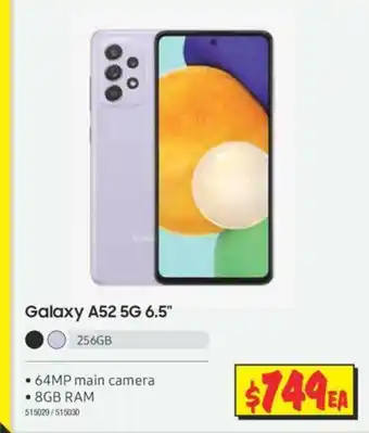 JB Hi-Fi Samsung Galaxy A52 5G offer