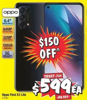 JB Hi-Fi Oppo Find X3 Lite - 514766 offer