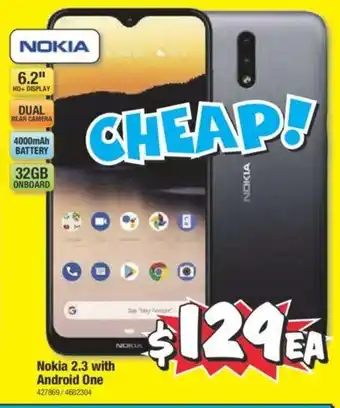 JB Hi-Fi Nokia 2.3 with Android One offer