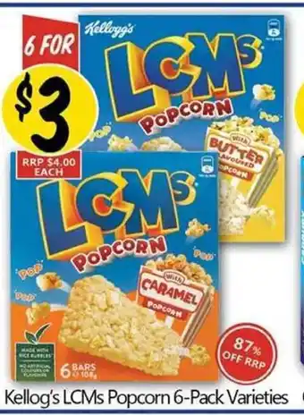 Kellogg's LCMs Popcorn 6-Pack Varieties