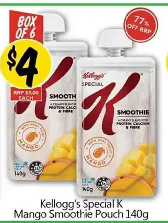 Not Quite Right Kellogg's Special K Mango Smoothie Pouch 140g offer