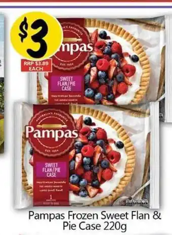 Not Quite Right Pampas Frozen Sweet Flan & Pie Case 220g offer