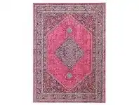 LivingStyles Eternal Whisper Diamond Turkish Made Oriental Rug, 300x400cm, Pink offer
