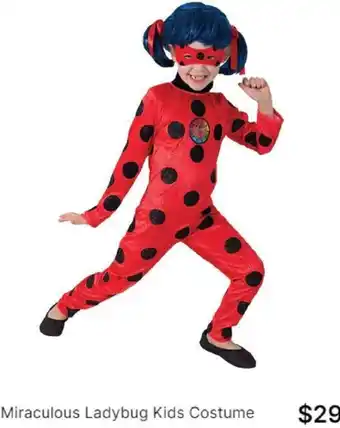 Target Miraculous Ladybug Kids Costume offer