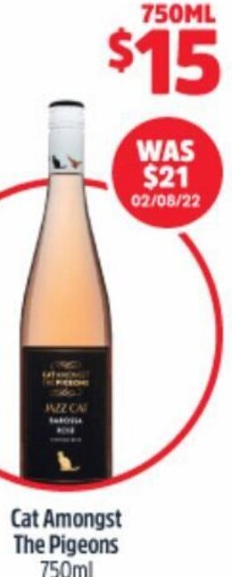 BWS Cat Amongst The Pigeons 750ml offer