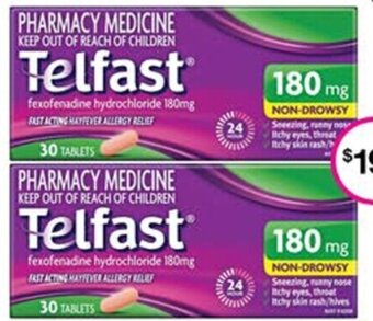 Priceline Telfast 30 Tablets offer
