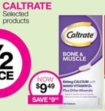 Priceline Caltrate offer