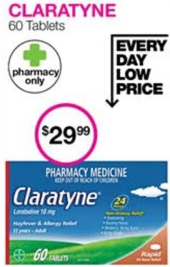 Priceline Claratyne 60 Tablets offer