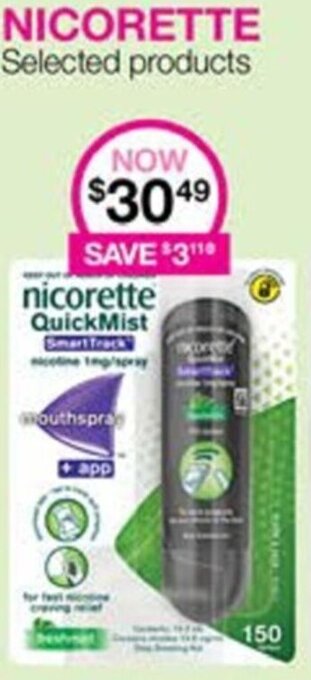Priceline Nicorette offer