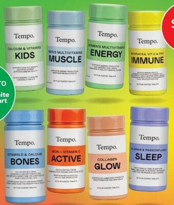 Tempo Vitamin Range