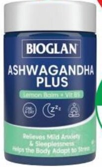 Bioglan Ashwagandha Plus 60 Tablets