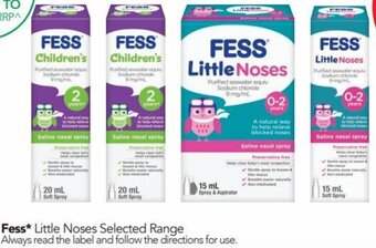 Terry White Fess Little Noses Selected Range offer