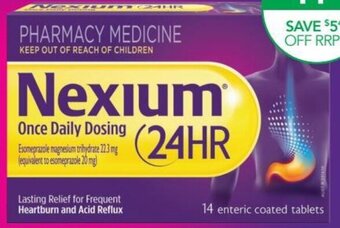Nexium 24HR 20mg 14 Tablets