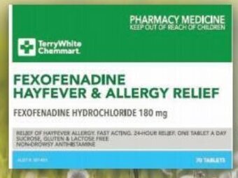 Terry White TerryWhite Chemmart Fexofenadine 180mg 70 Tablets offer