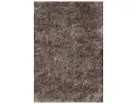 LivingStyles Eva Velvet Super Soft Shaggy Rug, 160x230cm, Beige offer