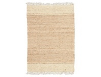LivingStyles Asmita Hand Loomed Jute Rug, 200x290cm, Ivory / Natural offer