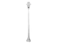 LivingStyles Italian Made Avignon 190cm Aluminium IP43 Exterior Single Head Fancy Post Light - White offer