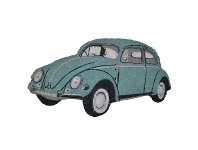 LivingStyles Kombi Coir Doormat, 75x42cm, Turquoise offer