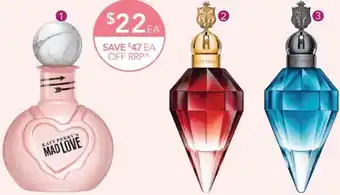 Katy Perry Mad Love EDP Spray 100ml/Katy Perry Killer Queen EDP Spray 100ml /Katy Perry Killer Queen Royal Revolution 100ml