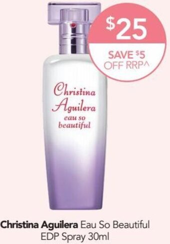 Christina Aguilera Eau So Beautiful EDP Spray 30ml
