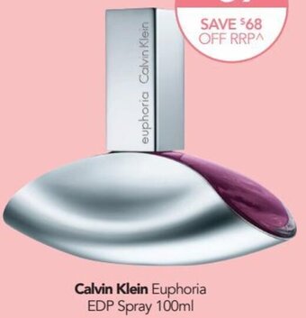 Terry White Calvin Klein Euphoria EDP Spray 100ml offer