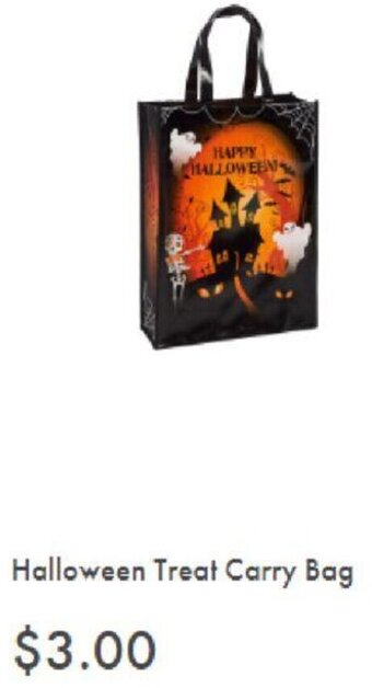 The Reject Shop Halloween Treat Carry Bag offer
