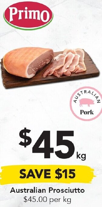 Drakes Australian Prosciutto offer