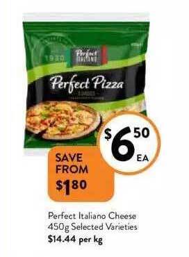 Foodworks Perfect italiano cheese offer