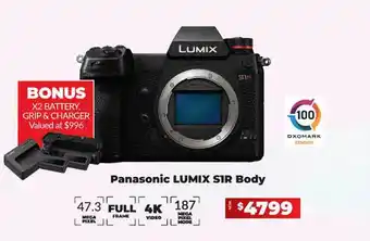 Camera House Panasonic lumix s1r body offer