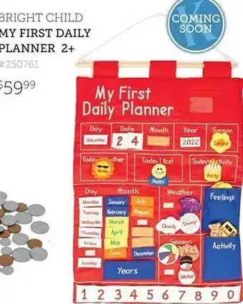 Bright child my first daily planner 2+