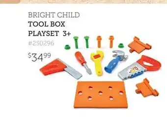 Bright child tool box playset 3+