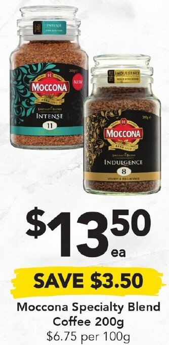 Drakes Moccona Specialty Blend Coffee 200g offer