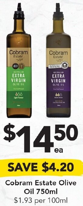 Cobram Estate Olive Oil 750ml