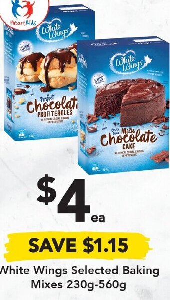 Drakes White Wings Selected Baking Mixes 230g-560g offer