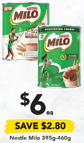 Drakes Nestle Milo 395g-460g offer