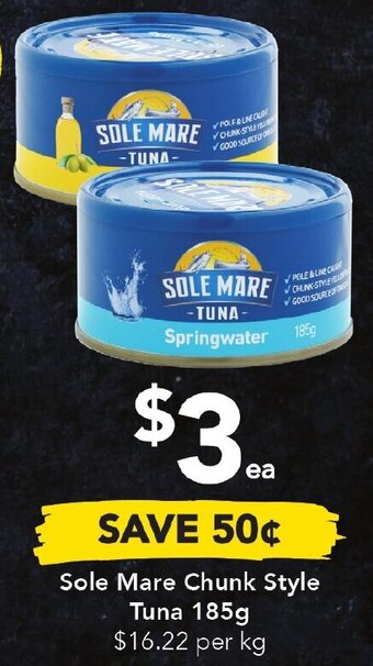 Drakes Sole Mare Chunk Style Tuna 185g offer